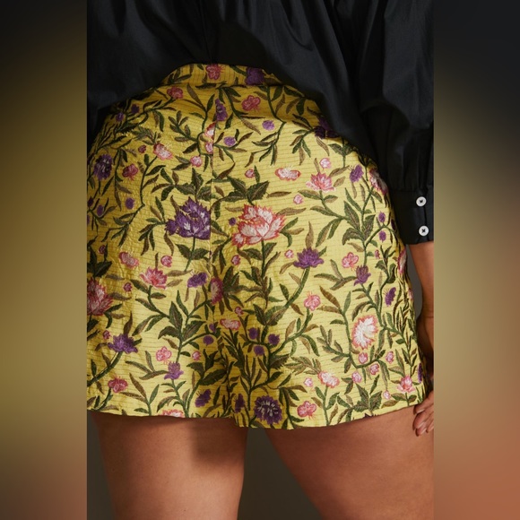 NWT Anthropologie La Fuori Embroidered Shorts - Size XL - Picture 2 of 6